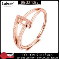 Lokaer Original Design Titanium Stainless Steel Geometric Party Rings Bohemia Beach Ring Jewelry For Women R20084