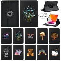 ใหม่สมาร์ท360หมุนแท็บเล็ตเคสสำหรับไอแพด9th 2021 8th 7th 10.2นิ้ว5th 6th 9.7/IPad 2 3 4/ Mini 4/5ฝาปิดหนังตั้งเป็นฐานได้