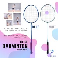 PERFLY  ไม้แบด ไม้แบดมินตัน แร็คเกตแบดมินตัน สำหรับผู้ใหญ่รุ่น BR 100 ( ADULT BADMINTON RACKET BR 100 ) แบตมินตัน Badminton ลูกแบดขนไก่ ไม้แบด ไม้แบดมินตัน