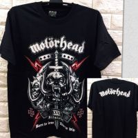 เสื้อยืดผู้ชาย วงร็อค Motörhead คอลเลคชั่นหลวม ๆ เสื้อยืดขนาดใหญ่ Unisex เสื้อยืด 2022 ใหม่