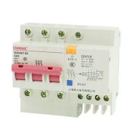 【LZ】 MWM47-63 C63 AC 400V Mini Circuit Breaker   DZ47LE Earth Leakage Circuit Breaker