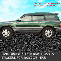 เหมาะสำหรับ Toyota Land Cruiser LC100 Decals Color Bar Rand Cool Road Zela 4500สติกเกอร์รถยนต์4700พิเศษ