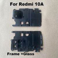 ต้นฉบับใหม่สําหรับ Xiaomi Redmi 10A กล้องหลังกระจกเลนส์พร้อมกรอบกาวกาว