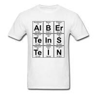 Albert Einstein Tshirt Chemistry Elements T-Shirt Men T Shirt White Funky Top Clothes Unique Tee-Shirt Free Shipping