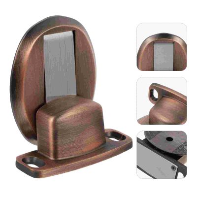 Door Stop Stopper Wall Silicone Hinge Pin Sliding Catch Protector Bumper Rubber Doorstops Stops Metal Holder Heavy Duty