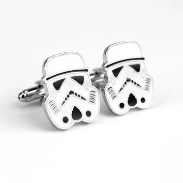 Tie Bar, Star Wars Silver Storm Trooper Mens Accessories 