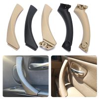 Car Inner Handle Interior Door Panel Pull Trim Cover Beige Black left Right For BMW 3 series E90 E91 316 318 320 325 328