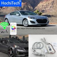 Hochitech รีโมทคอนโทรลไร้สายแบบหลากสีแต่งรถชุดแหวน Rgb ที่ยอดเยี่ยมสำหรับตัวควบคุมกำเนิดรถฮุนได2010 14ปี