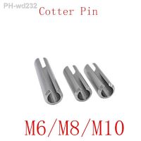 10pcs m6 m8 GB879 Spring-Type Straight Pins 304 Stainless Steel Spring Elastic Cylindrical Cotter Pin Dowel