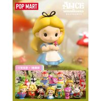 【ของแท้】ตุ๊กตาฟิกเกอร์ Disney Alice in Wonderland Series Popmart น่ารัก