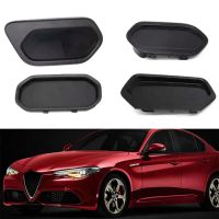 Front Bumper Radar ACC Bezel Air Mesh Cover Grille Molding Panel Cap Trailer Lid For Alfa Romeo Giulia Stelvio