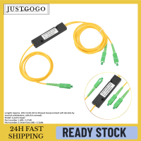 Justgogo SC APC 1X2 PLC Singlemode Fiber Optical Splitter SC/UPC PCL Splitter