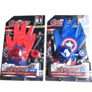 Đồ chơi Bộ găng tay Người nhện Spiderman Avengers kèm dụng cụ bắn huy hiệu