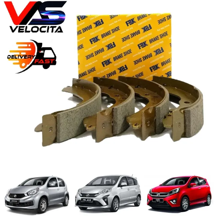 FBK REAR BRAKE SHOE PERODUA KANCIL 660/850 Lazada
