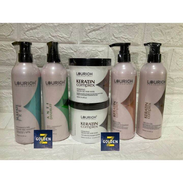 Lourich Professional KERATIN COMPLEX/ Argan Oil Nutrition Shampoo Lazada PH