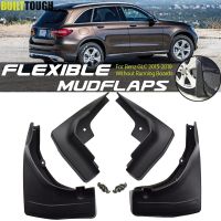 รถ Mudflaps สำหรับ Mercedes Benz GLC Class X253 2016-2022 Wo/rb Mud Flaps Splash Guards Mudguards Mud Flap ด้านหน้าด้านหลัง Fender