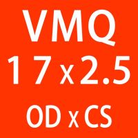 แหวนยางหนา2.5มม. ซิลิโคน/Vmq โอริงปะเก็นวงแหวนซิลิโคน10ชิ้น/ล็อต Od14/15/16/17/18/19/20*2.5มม. ตราประทับเครื่องซักผ้าสีแดง (Od17Mm)