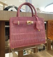 Claire Crocodile Bag Rose Color