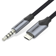 Micro USB to 3.5mm Cáp kết nối cổng âm thanh Micro USB sang 3.5 Vention