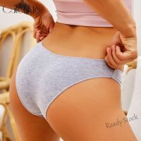 【Ready Stock】 ✶ C15 Cute Byte Women Cotton Panties Comfortable Underwear Solid Color Briefs Plus Size Female Underpant Panty Lingerie M-XXL