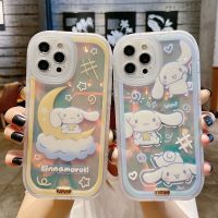 Sanrio Cinnamonroll Luxury Laser  Phone Cases For iPhone 13 12 11 Pro Max XR XS MAX X 7/8Plus Anti-drop TPU Soft Cover Girl Gift Phone Cases