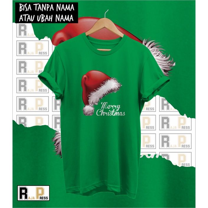 เสื้อยืดผ้าฝ้าย-เสื้อยืด-พิมพ์ลายคริสต์มาส-merry-christmas-santa-สําหรับเด็ก-และผู้ใหญ่-2022-2022