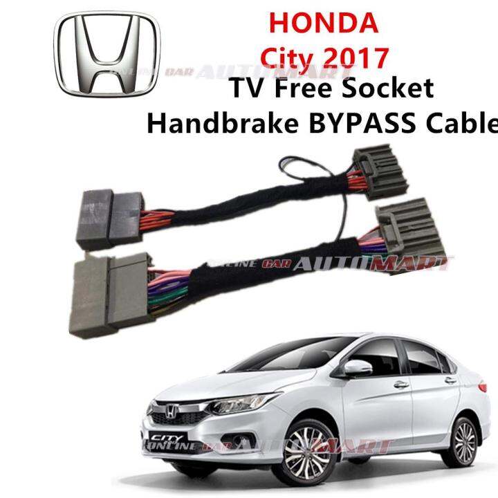 Honda City 2017 Plug n Play handbrake ByPass Car DVD Video While