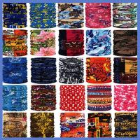 Rbary Bandana Shield หมวกตกปลาสกีผ้าพันคอขี่จักรยานพิมพ์ลายที่คาดผมกันลมผ้าพันคอมหัศจรรย์