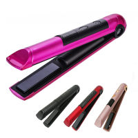 USB ชาร์จ Professional Hair Curling Iron 2 IN 1 Twist Portable Hair Straightener &amp; Curler Flat Hair Styler เครื่องมือจัดแต่งทรงผม