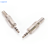 ?【Lowest price】Legend 3.5MM 3 POLE Headphone REPLACEMENT JACK MALE plug soldering CONNECTOR