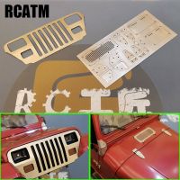 Metal Diy Retrofit Parts Front Face Hinge for 1/10 RC Crawler Car FMS Explorers YJ Wrangler Climbing Vehicles Accessories Drills Drivers