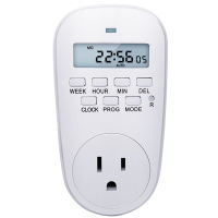 EUUSUK Plug Adjustable Digital Timer Switch Energy Saving Smart Power Socket Programmable Setting of Clock On Off Time