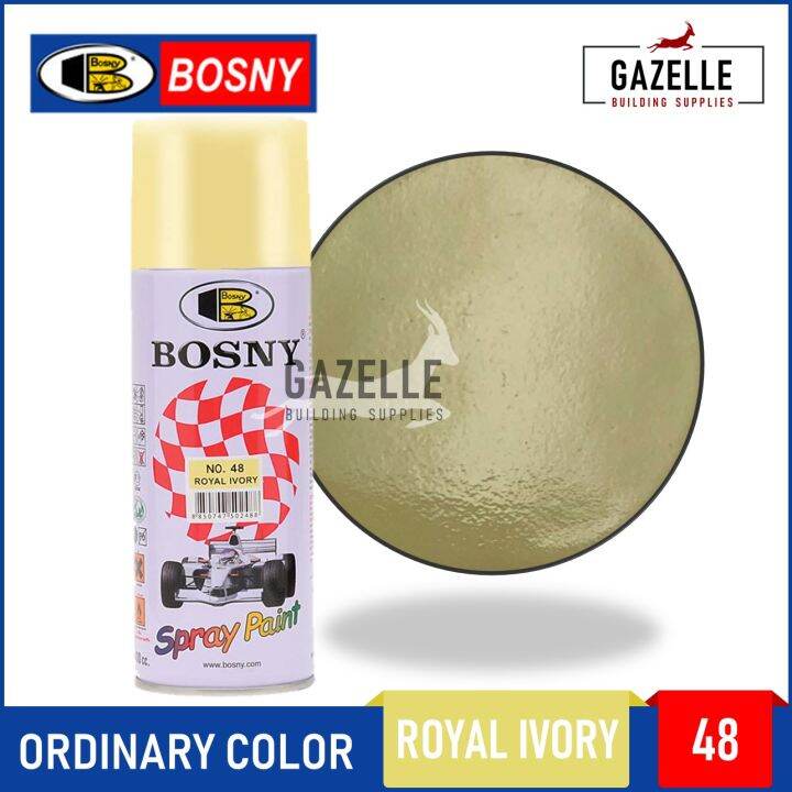 Bosny Acrylic Spray Paint 48 Royal Ivory Lazada PH