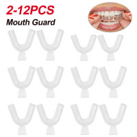 2-12Pc Mouth Guard EVA ฟัน Protector Night Guard ปากถาดสำหรับการนอนกัดฟัน Anti-Snoring ฟันไวท์เทนนิ่งมวย Protectio