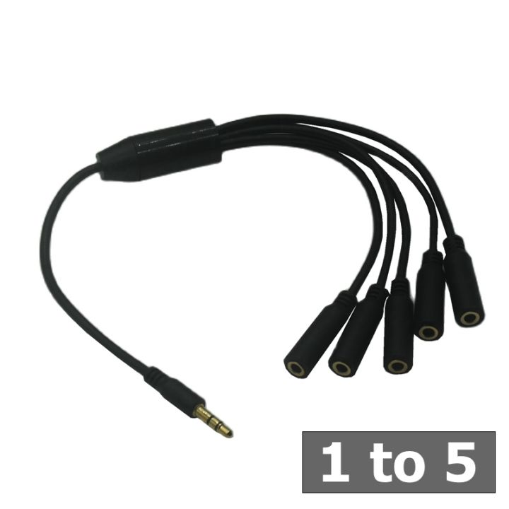 3-5mm-5-way-port-aux-multi-headphone-earphone-audio-splitter-adapter-3-5mm-jack-hub-spliter-cable-extender-1-male-to-4-female-5