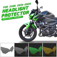 ❉ สำหรับคาวาซากิ Z400 Z 400 NINJA 400 2018 2019 2020-2022ไฟหน้ารถจักรยานยนต์ยามเลนส์ไฟหน้าป้องกันหน้าจอ