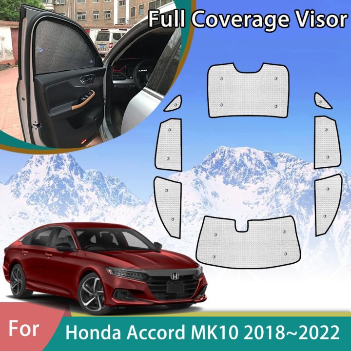 ที่บังแดดรถยนต์แบบเต็มพื้นที่สำหรับ-honda-accord-10-10th-mk10-2018-2019-2020-2021-2022-uv-อุปกรณ์เสริมที่บังแดดหน้าต่าง