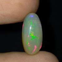 พลอย โอปอล เอธิโอเปีย ธรรมชาติ แท้ ( Natural Opal Ethiopia ) หนัก 4.56 กะรัต