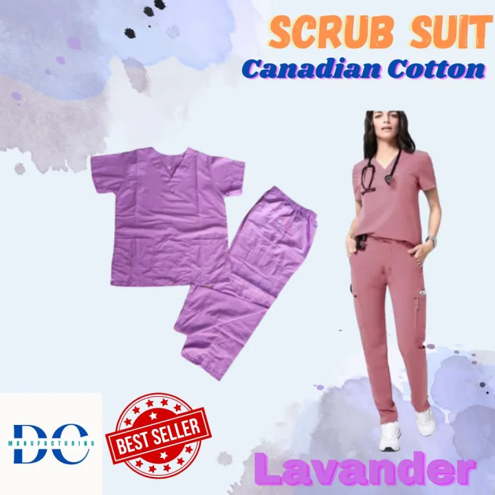 Plain Scrub SuitCanadian Cotton Lazada PH