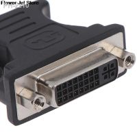 ALLOYSEED 24 5Pin DVI Female to 15Pin VGA Male Cable Extender Adapter Converter Cable Connector For HDTV CRT Monitor Projector