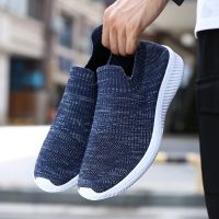 Mesh Men Shoes Breathable Sneakers Men Fashion Casual Walking Running Shoes Slip on Lightweight Mens Loafers Zapatillas Hombre