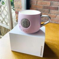 Startbuck ขาตั้งกล้อง Starbuck 2020ใหม่ถ้วย Cherry Blossom เหรียญรางวัลแก้ว355Ml สีม่วงและกล่องของขวัญเงินถ้วยกาแฟเซรามิค Tumbler Starbuck Starbuck ถ้วย