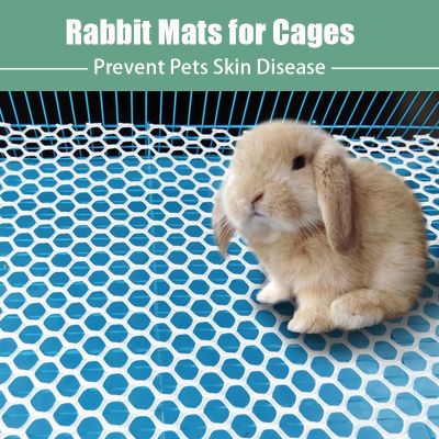 【YF】 Rabbit Mats for Cages Guinea Pig Hamster and Other Small Animal Cage Hole Mat Foot Pad Prevent Pets Skin Disease