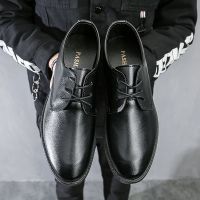 ✑✱❇  Plus-size han edition black youth soft bottom shoes men leisure shoes mens British business suits soft bottom mens shoes