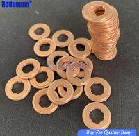 ❡☑ 50 pcs 7x15mm EURO-III common rail injector nozzle copper pad gasket for diesel injector sealing diesel pump repair tool parts