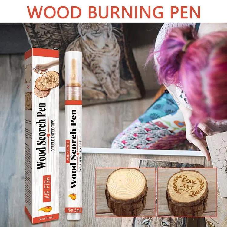 Scorch Pen 5ml Wood Burning Pen DIY Safe Wood Burning Kit Quick Scorch  Marker Innovative Craft Tools for Wood Artists Beginners original