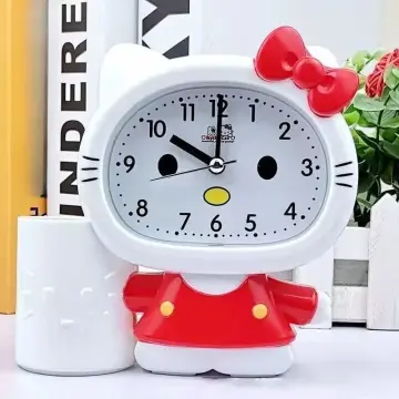 Anime Kt Cartoon Kawaii Alarm Clock Cute Kitten Girl Creative