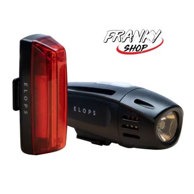 [พร้อมส่ง] ชุดไฟหน้า/ไฟท้าย LED แบบ USB สำหรับจักรยาน LED USB Front/Rear Bike Light Set