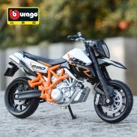 Urago 1:18 KTM 990 Supermoto R รถเหล็กหล่อแบบคงที่ของเล่นแบบจำลองรถมอเตอร์ไซค์สะสม