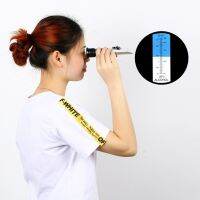 【In-Stock】 yiyin2068 Adjustable Manual Focus Portable 0-80% Refractometer ATC Spirit Tester Meter (Single Scale) Aluminum Alloy